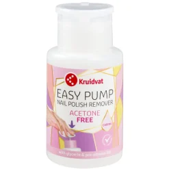 Kruidvat Nail Care Easy Pump Nagellakremover zonder Aceton