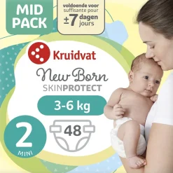 Kruidvat NewBorn Mini Maat 2 Luiers Midpack Outlet
