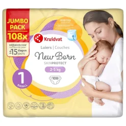 Kruidvat NewBorn Small Maat 1 Luiers Jumbopack Clearance