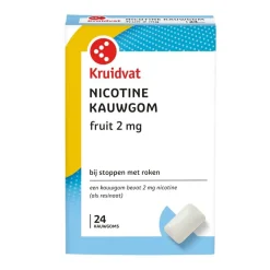 Kruidvat Nicotine Fruit 2mg Suikervrij Kauwgom Clearance