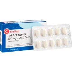 Kruidvat Paracetamol 500mg Liquid Caps New