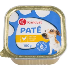 Kruidvat Paté met Kip Hondenvoer New