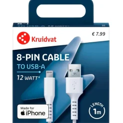 Kruidvat 8-pin Oplaadkabel New