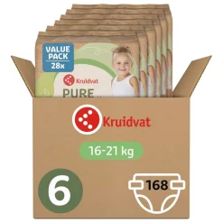 Kruidvat Pure & Soft Maat 6 Luiers Volumedoos Clearance