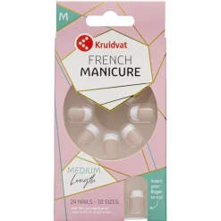 Kruidvat Salon Nails French Manicure Medium Length Kunstnagels Outlet