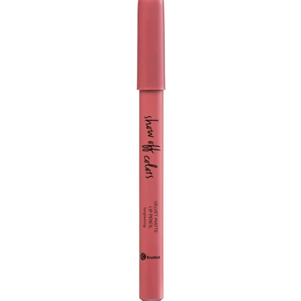 Kruidvat Show Off Colors 037 Velvet Blush Velvet Matte Lip Pencil