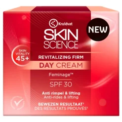Kruidvat Skin Science Revitalizing Firm 45+ SPF30 Day Cream New