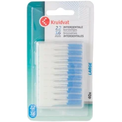 Kruidvat Soft Large 2,2-3,6mm Interdentale Borsteltjes New