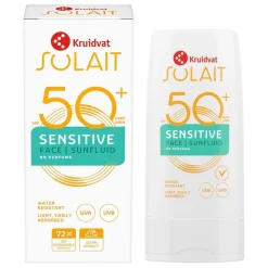 Kruidvat Solait Sensitive SPF50+ Face Sunfluid