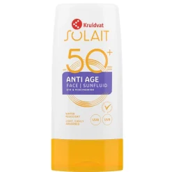 Kruidvat Solait SPF50+ Anti-Age Face Sunfluid New