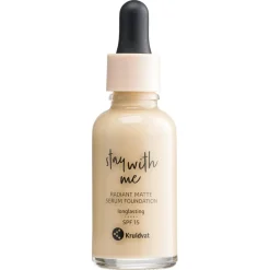 Kruidvat Stay With Me 023 W Light Cashmere Radiant Matte Serum Foundation New