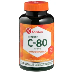 Kruidvat Vitamine C-80 Suikervrij Tabletten Clearance