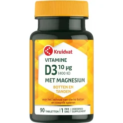 Kruidvat Vitamine D3 met Magnesium Tabletten Clearance