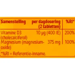 Kruidvat Vitamine D3 met Magnesium Tabletten Clearance