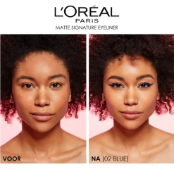 L'Oreal L Oréal Paris Matte Signature 01 Zwart Eyeliner Outlet