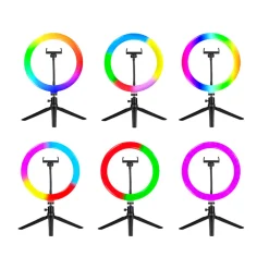 Tracer Led ringlamp met tripod met rgb verlichting en verschillende kleuren Online