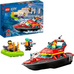 LEGO City 60373 Brandweer Reddingsboot