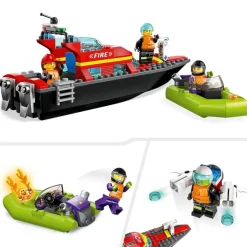 LEGO City 60373 Brandweer Reddingsboot