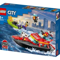 LEGO City 60373 Brandweer Reddingsboot