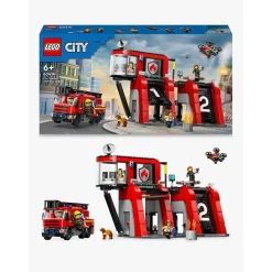 LEGO City 60414 Brandweerkazerne en Brandweerauto Discount