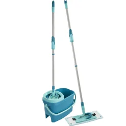 Leifheit Clean Twist Dweil Set M Ergo Vloerwisser (33 cm) met Emmer en Uitwringsysteem