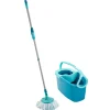 Leifheit Clean Twist Dweil Set Disc Mop Ergo met Emmer en Uitwringsysteem Outlet