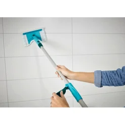 Leifheit Flexi Pad Bath Cleaner Micro Duo Tegel- en Badwisser met Telescoopsteel Clearance