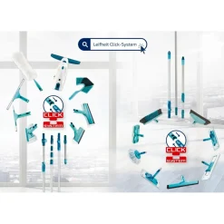 Leifheit Flexi Pad Bath Cleaner Micro Duo Tegel- en Badwisser met Telescoopsteel Clearance