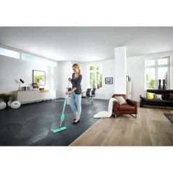 Leifheit Picobello M Micro Duo Vloerwisser (33 cm) met Steel en Uitwringsysteem Best