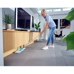 Leifheit Profi XL Dweil Set Micro Duo Vloerwisser (42 cm) met Emmer op Wieltjes en Voetpers Best