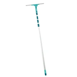 Leifheit XL Pro Reach 2-in-1 Raamtrekker (40 cm) met Micro Duo Overtrek en Telescoopsteel Hot