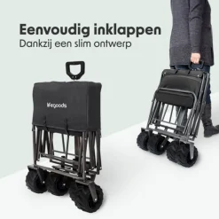 LifeGoods Opvouwbare Bolderkar Outlet