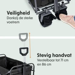 LifeGoods Opvouwbare Bolderkar Outlet