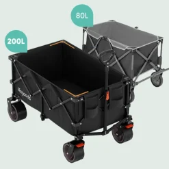 LifeGoods XL Opvouwbare Bolderkar Best