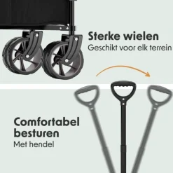 LifeGoods XXL Opvouwbare Bolderkar New