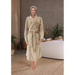 Linnick Flanel Fleece Badjas Uni Hot