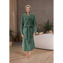 Linnick Flanel Fleece Badjas Uni Clearance