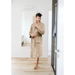 Linnick Flanel Fleece Badjas Uni Hot