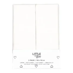 Little Boo 100x150 Laken 2-pack Online