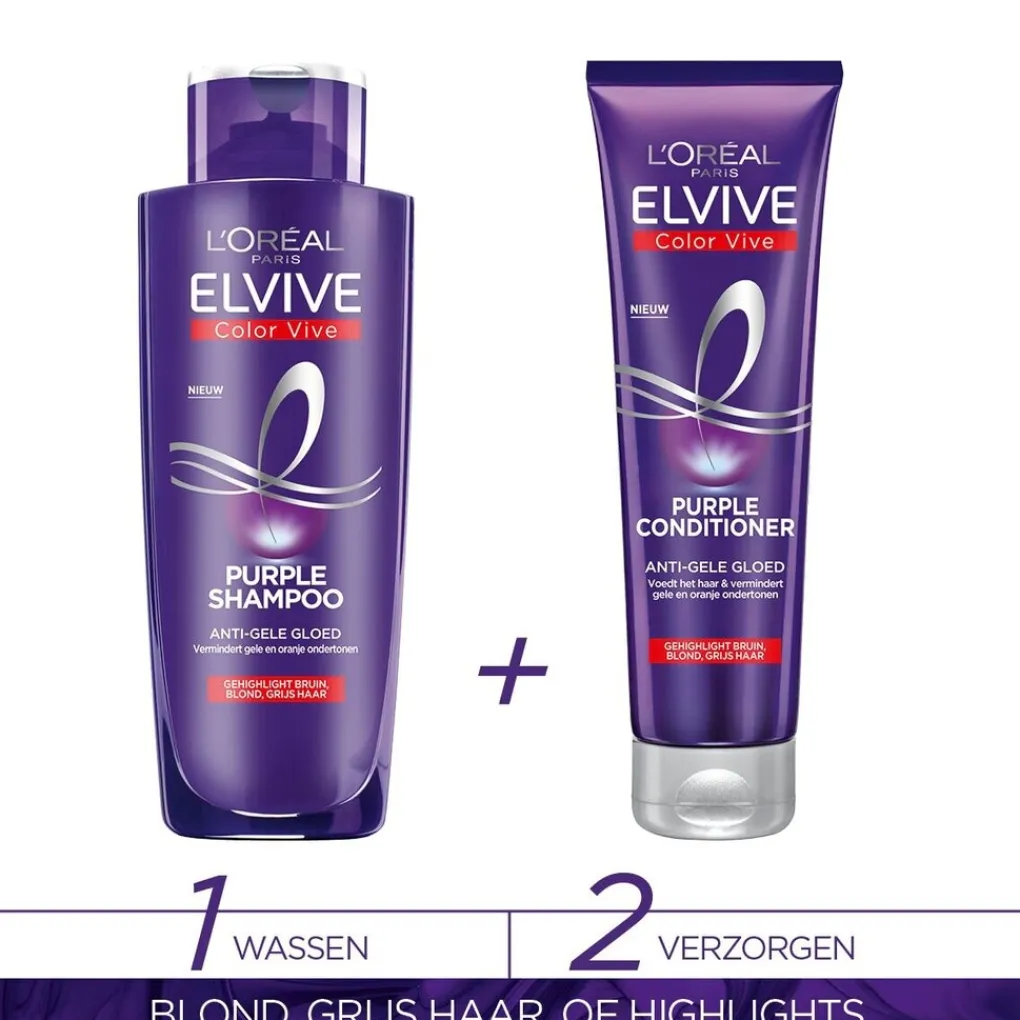 Elvive L'Oréal Paris Color-Vive Purple Shampoo Clearance