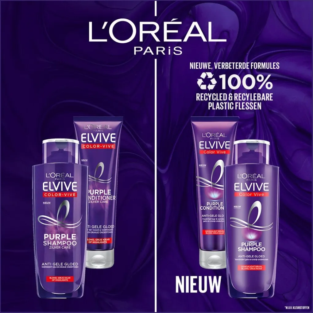 Elvive L'Oréal Paris Color-Vive Purple Shampoo Clearance