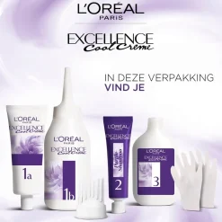 Excellence L'Oréal Paris Cool Crème 6.11 Ultra As Donkerblond Permanente Haarkleuring