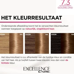 Excellence L'Oréal Paris Crème 7.3 Goudblond Permanente Haarverf Best