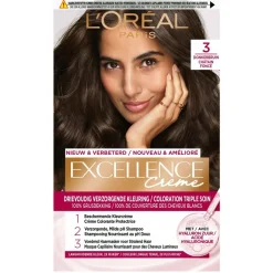 Excellence L'Oréal Paris Crème 3 Donkerbruin Permanente Haarverf Best