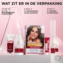 Excellence L'Oréal Paris Crème 3 Donkerbruin Permanente Haarverf Best