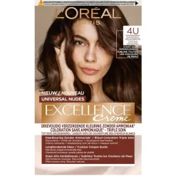 Excellence L’Oréal Paris Universal 4U Nudes Middenbruin Permanente Haarverf New