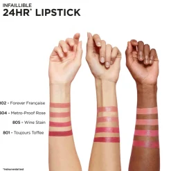 L'Oreal L'Oréal Paris Infaillible 24H 804 Metroproof Rose Lipstick Outlet