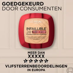 L'Oreal L'Oréal Paris Infaillible 24H Fresh Wear 220 Sand Foundation in a Powder Clearance