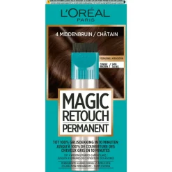 Magic Retouch L'Oréal Paris 4 Middenbruin Permanente Haarkleuring Outlet