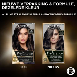 Preference L'Oréal Paris Préférence 3 Donkerbruin Permanente Haarkleuring Discount